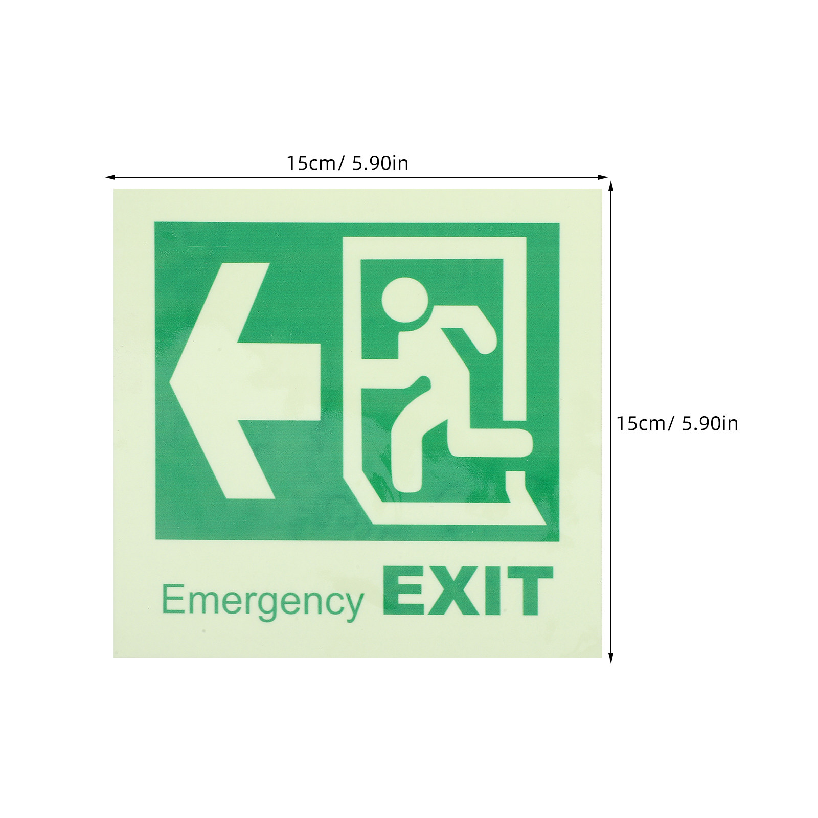 Self Adhesive Luminous Emergen - Emergency Exit Sign review and price