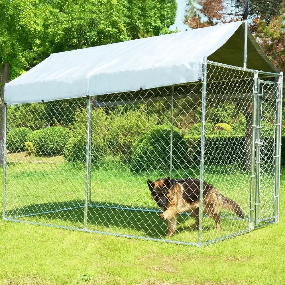 Sturdy 10x6x7.7ft Outdoor Dog  - Security Chain Door review and price