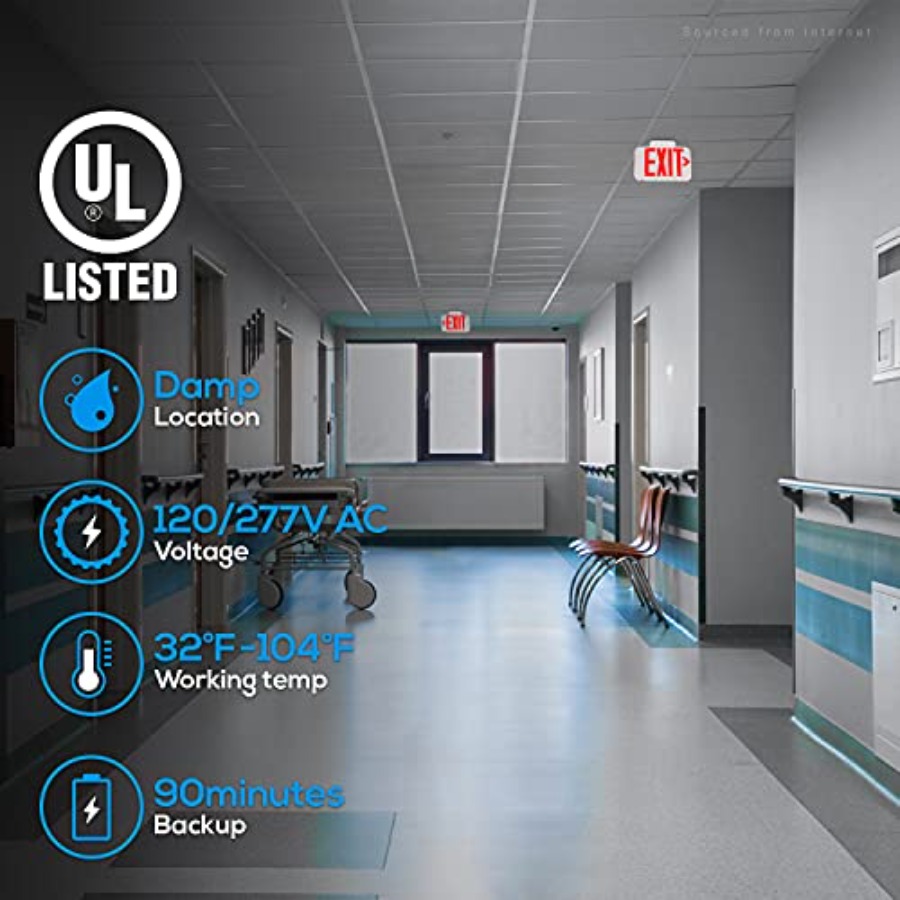 LED Exit Sign, Emergency Exit  - Emergency Exit Sign review and price