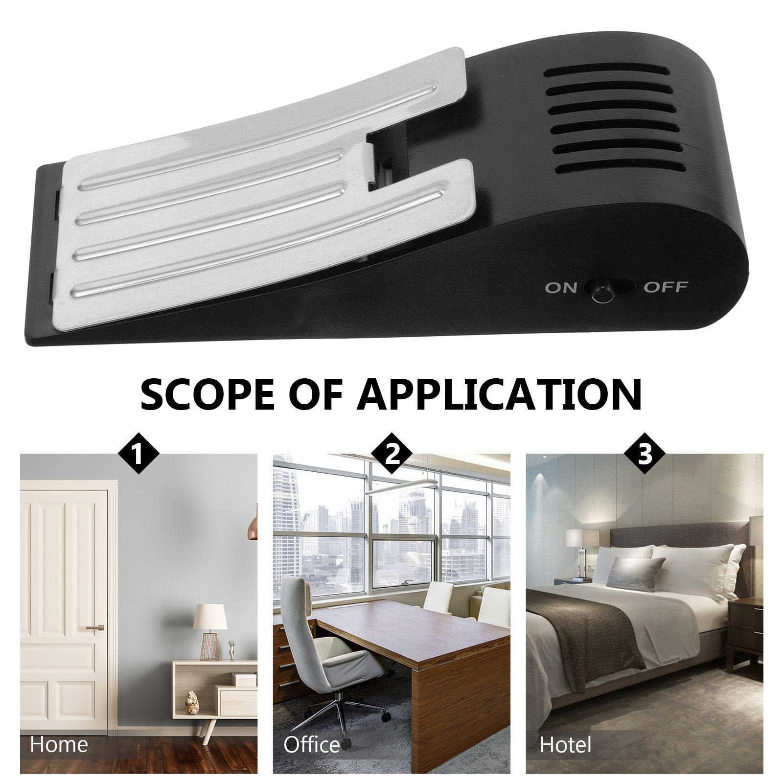 Security Door Alarm Wedge Stur - Door Stop Alarm review and price