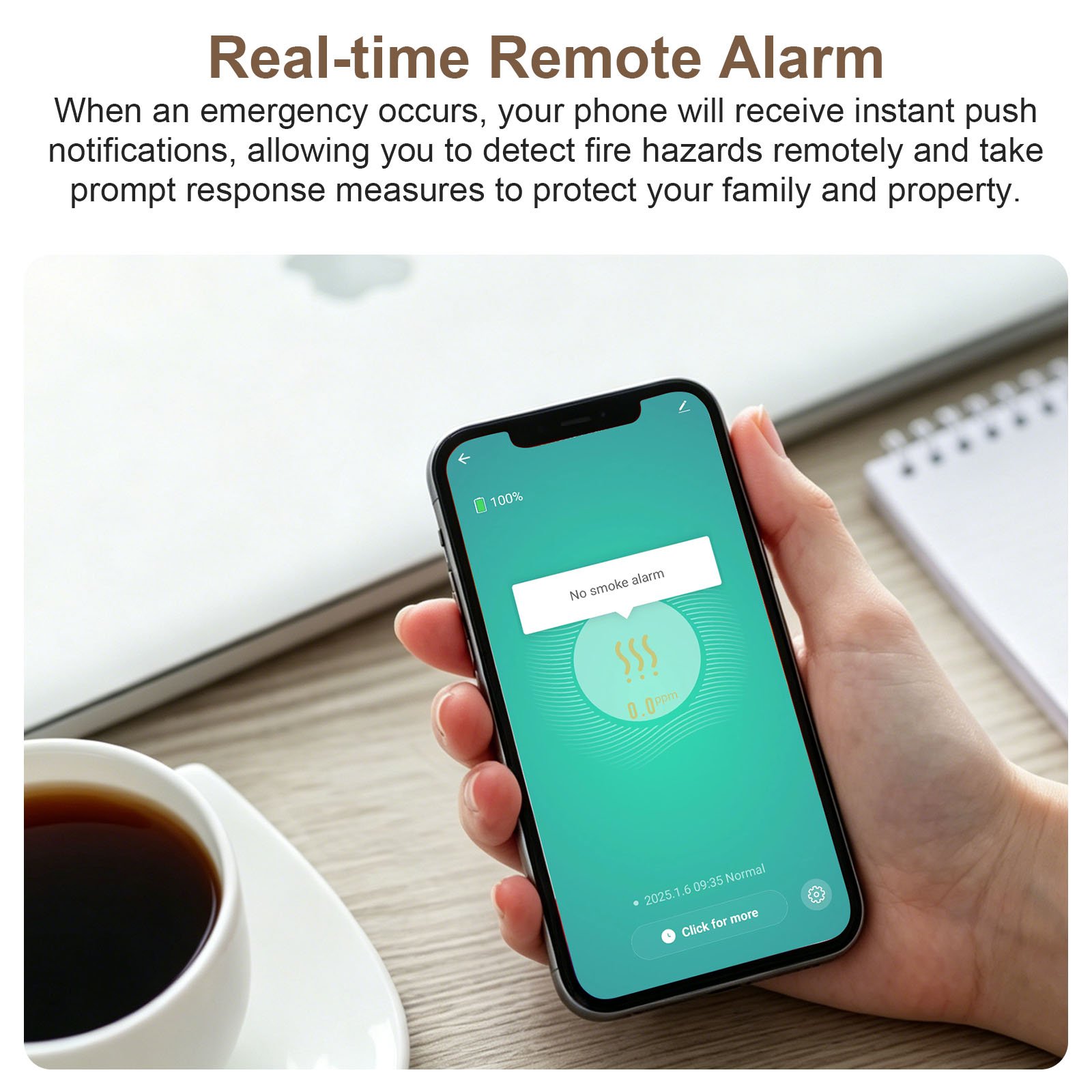 ZigBee WiFi Smart Smoke Detect - Smoke Detector Interconnected review and price