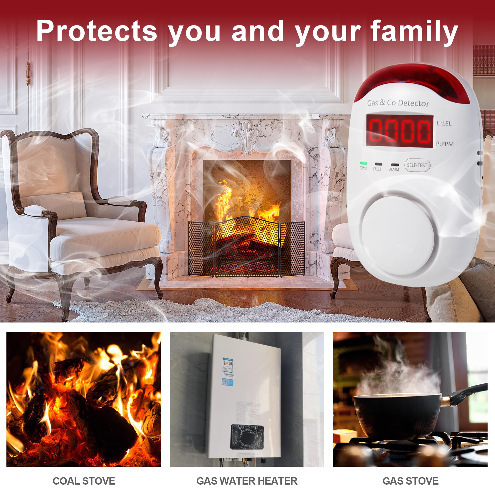 Combination Gas & Carbon Monox - Co Detector Plug review and price