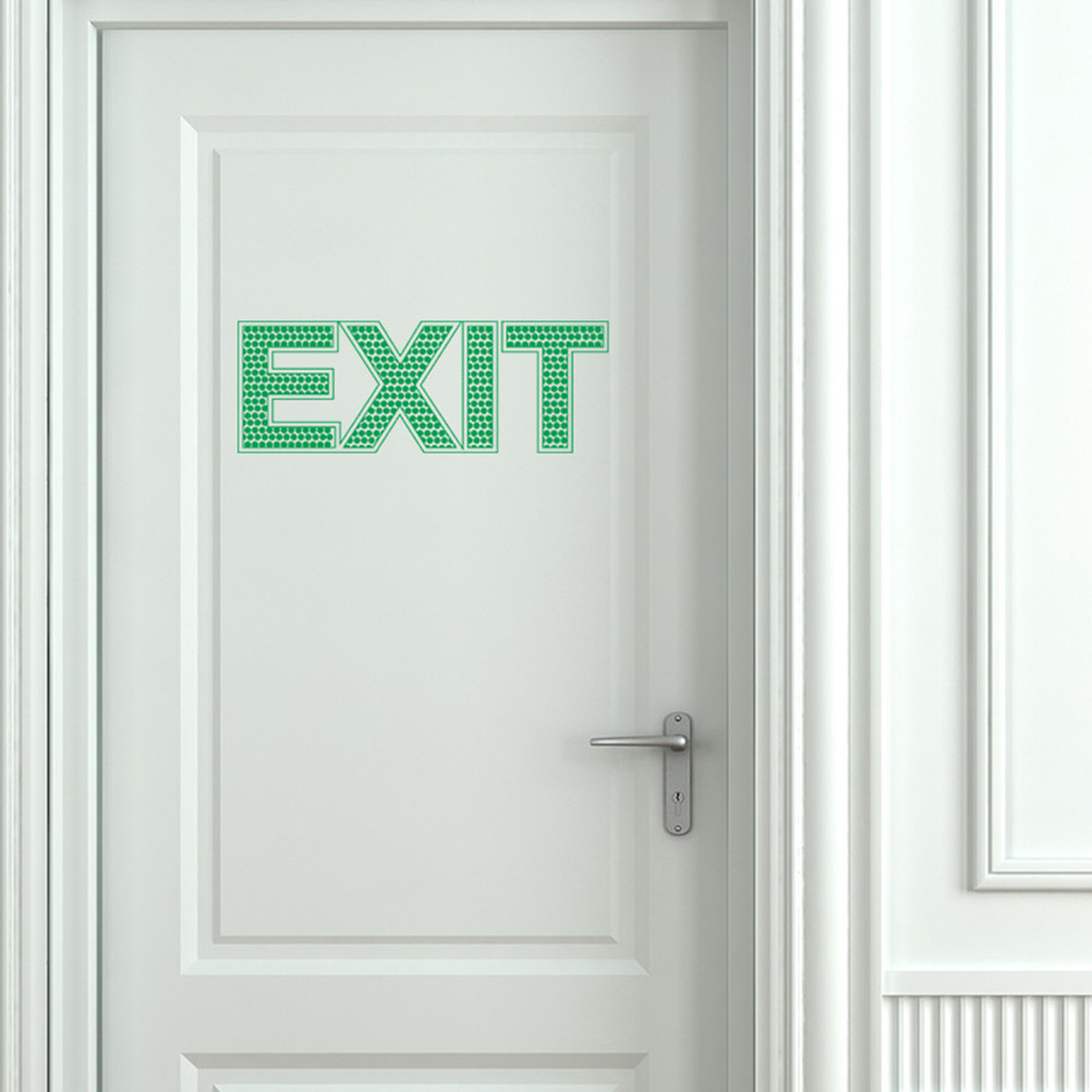 Emergency Exit Wall Sticker Lu - Emergency Exit Sign review and price