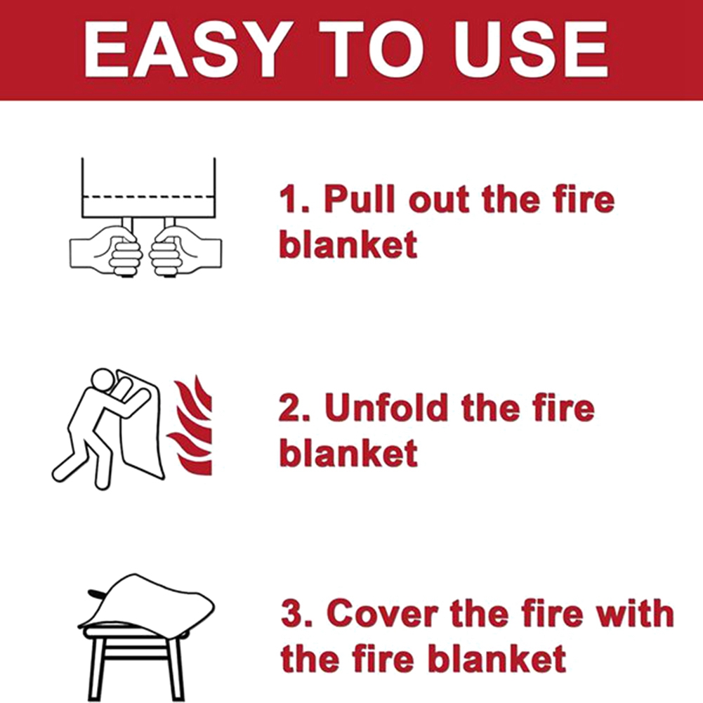 AED2-Emergency Fire Blanket, F - Fire Blanket Kitchen review and price