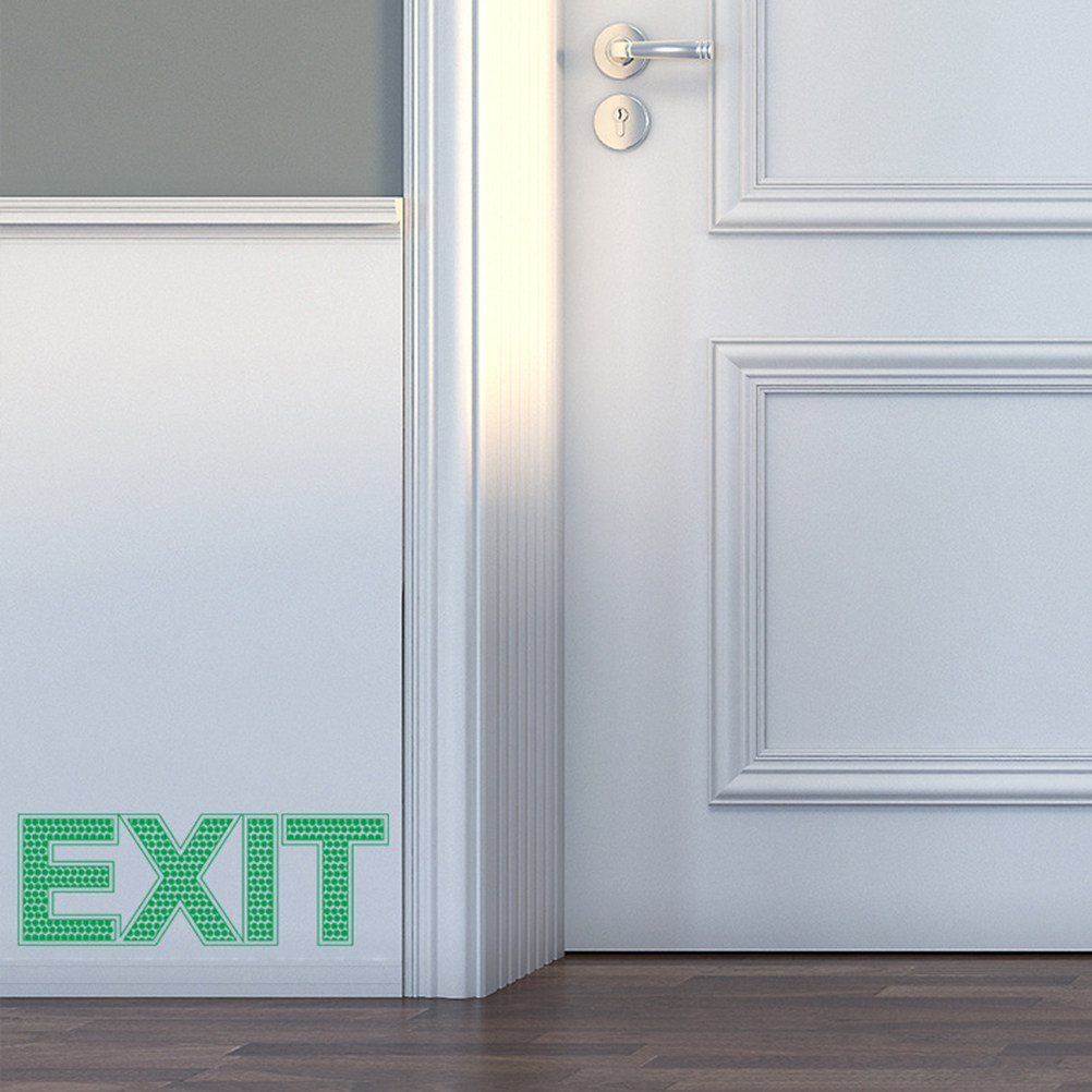 Luminous Exit Wall Sticker Dec - Emergency Exit Sign review and price